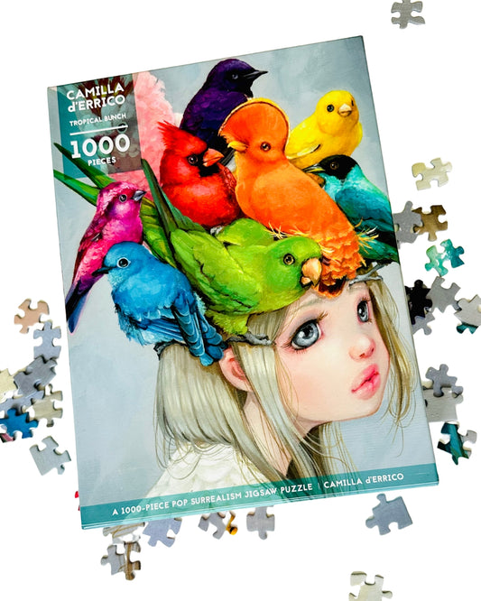 Tropical - tropical birds puzzle, 1000 piece puzzle, jigsaw puzzle