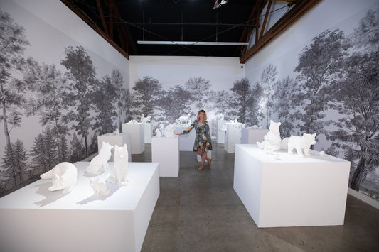 Nurtured - animal statues, resin statues, wildlife statues