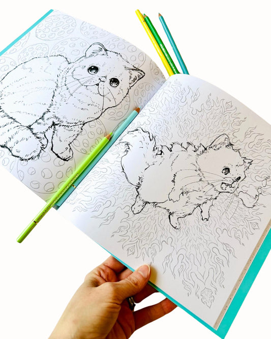 Pop Manga Catitude Coloring Book