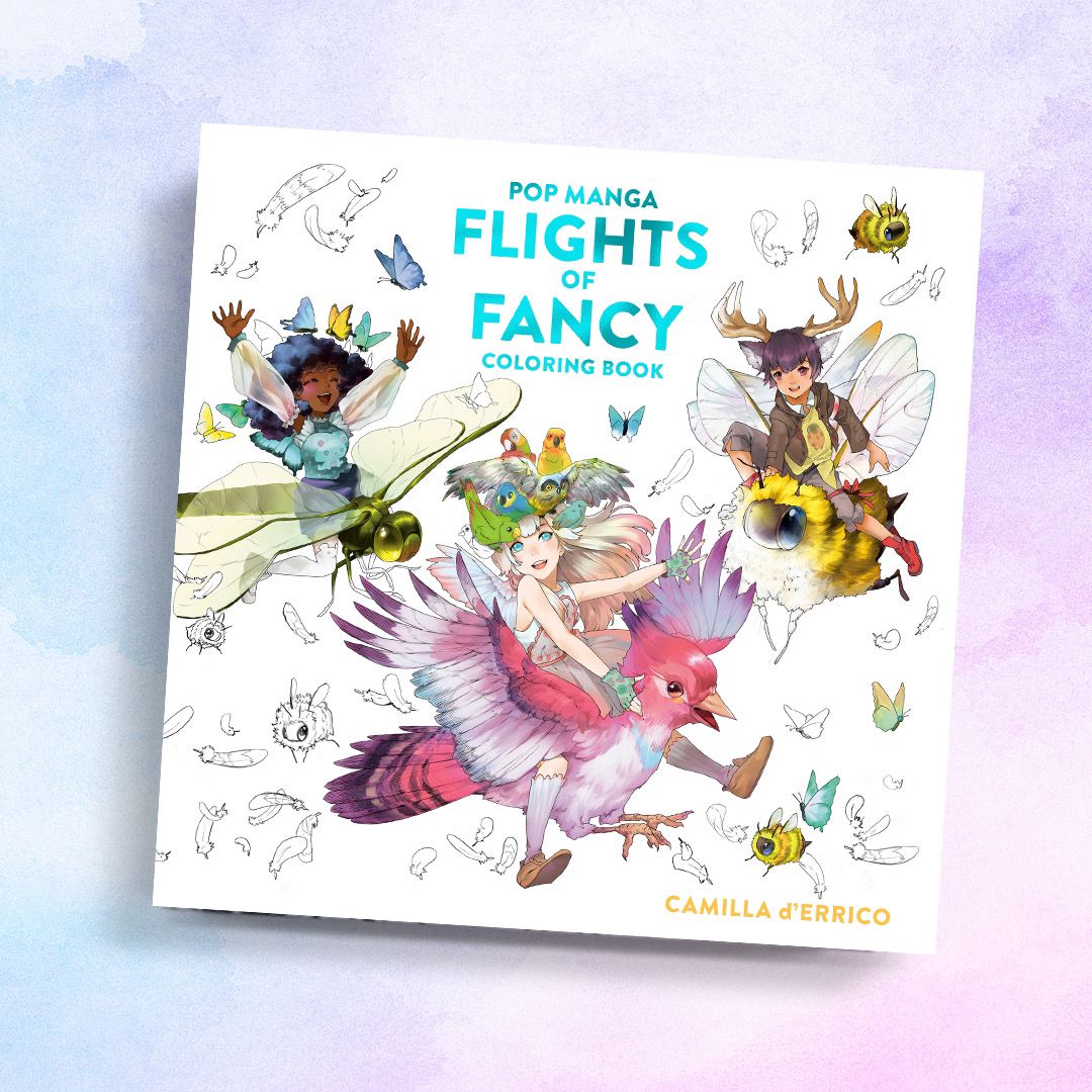 PRE-ORDER Flights of Fancy Coloring Book – camilladerrico.com