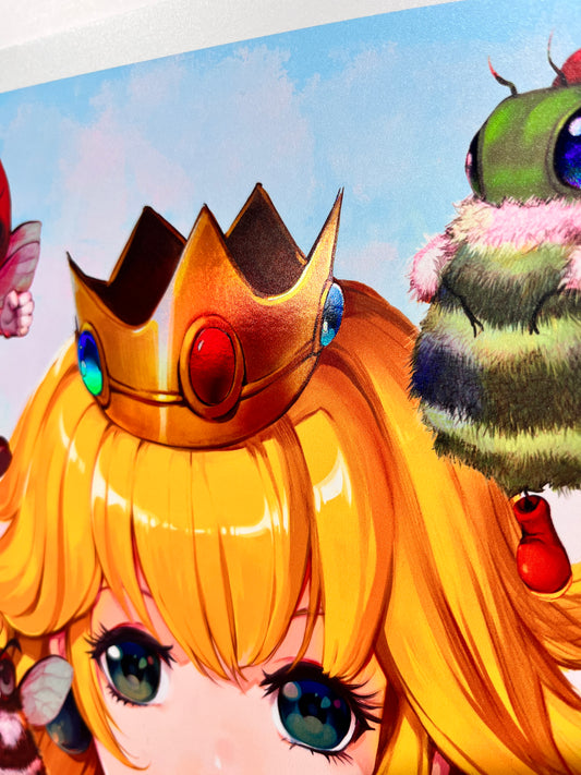 Peach Fuzz Ltd Edition Holographic Print