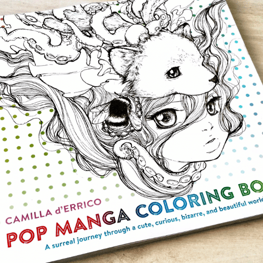 Pop - Pop Manga Coloring Book, Manga Coloring Book, Coloring Book