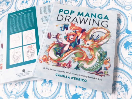 Pop - manga drawing book, pop surrealism drawing, drawing tutorial