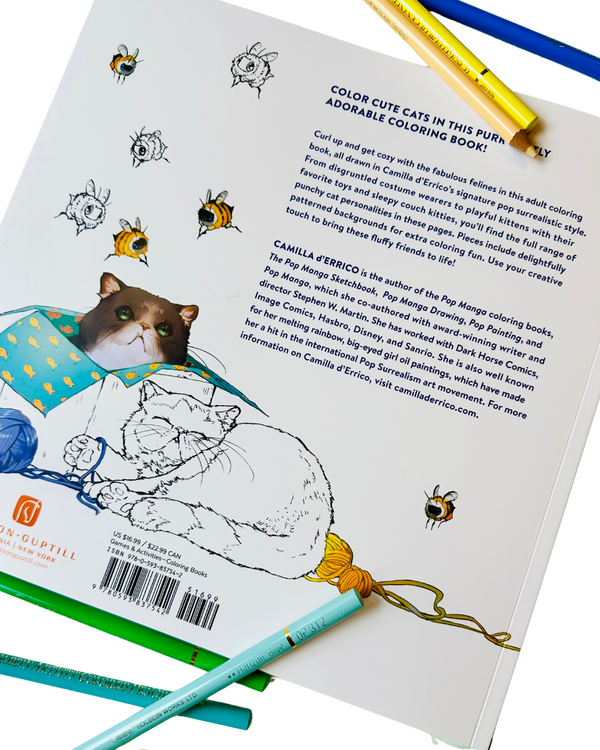 Pop Manga Catitude Coloring Book