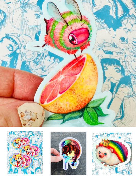 Small - small stickers, waterproof stickers, vinyl stickers