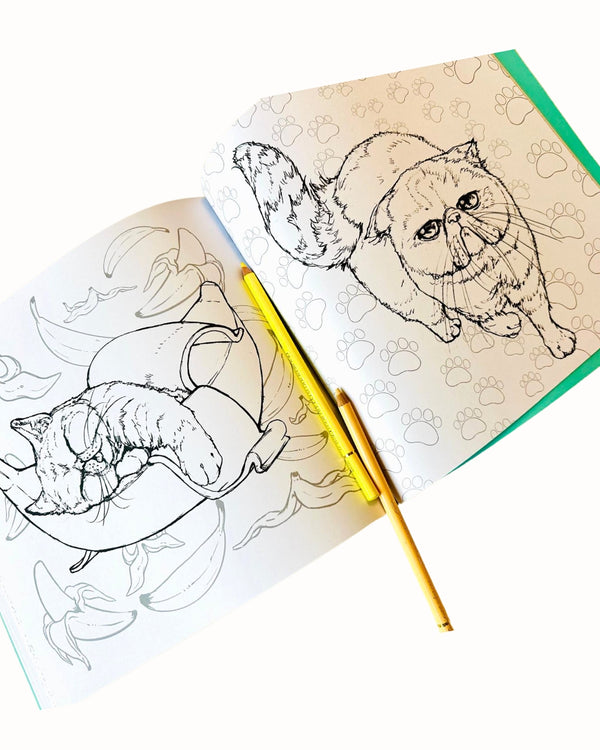 Pop Manga Catitude Coloring Book