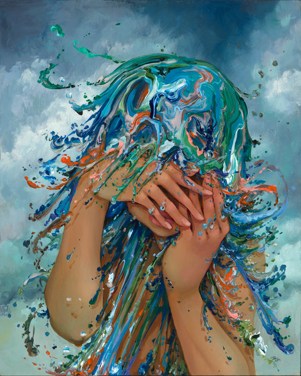 Atropos - Atropos, surreal art print, mythology art