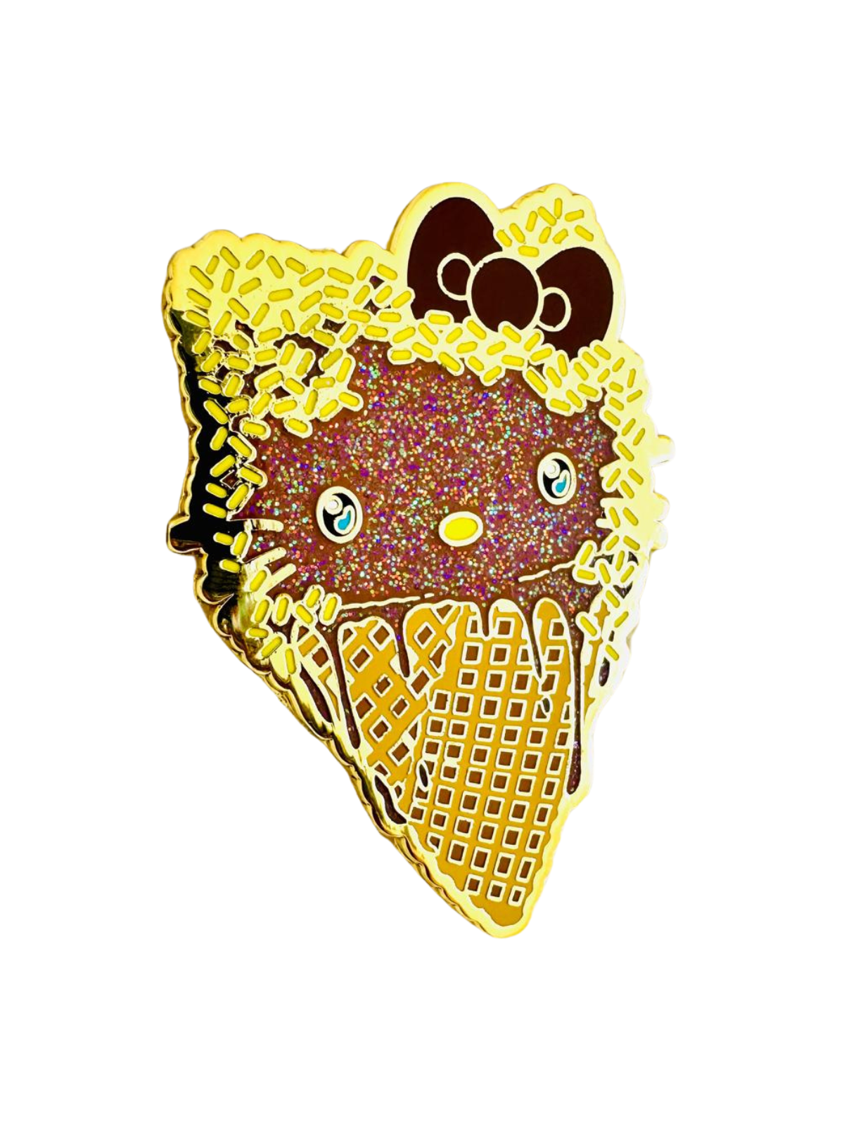 Choco Kitty a La Mode Enamel Pin
