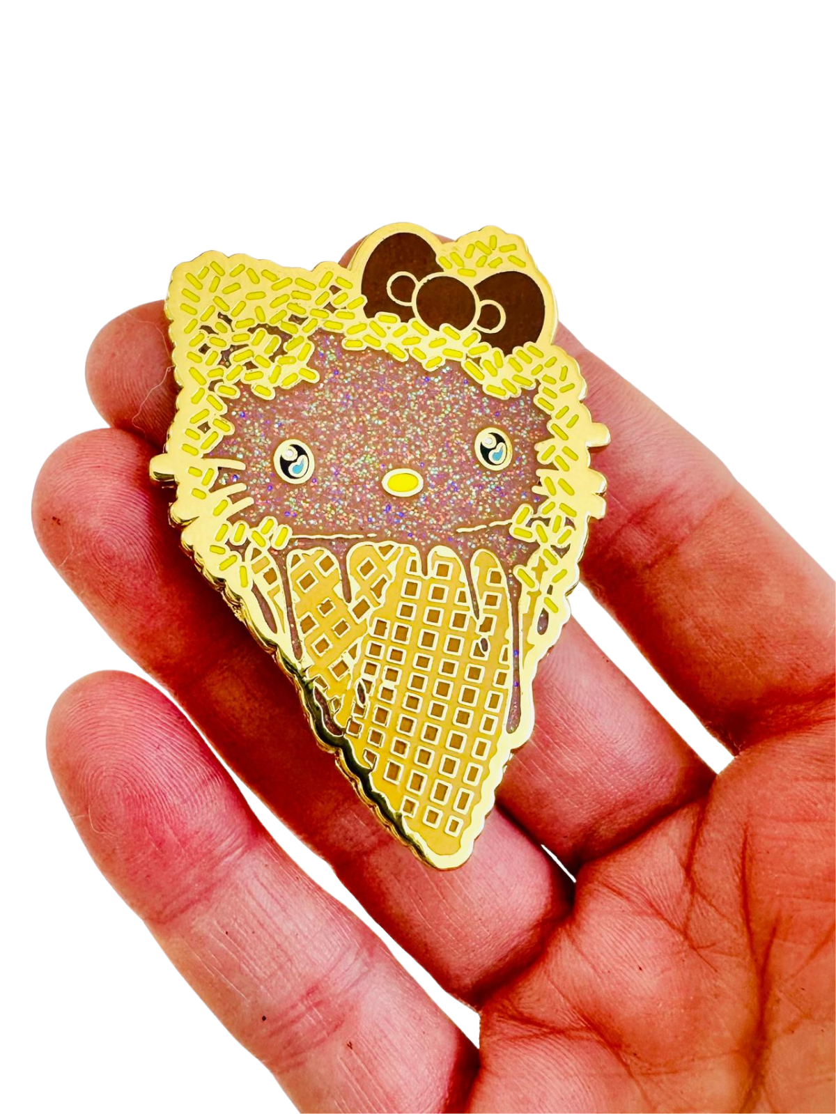 Choco Kitty a La Mode Enamel Pin