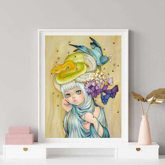 Diana Dreamcatcher - Customizable Art Print