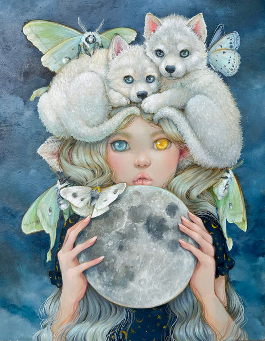 11 x 14 Dreambound Luna Pre-Cut Art Print
