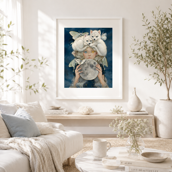 11 x 14 Dreambound Luna Pre-Cut Art Print