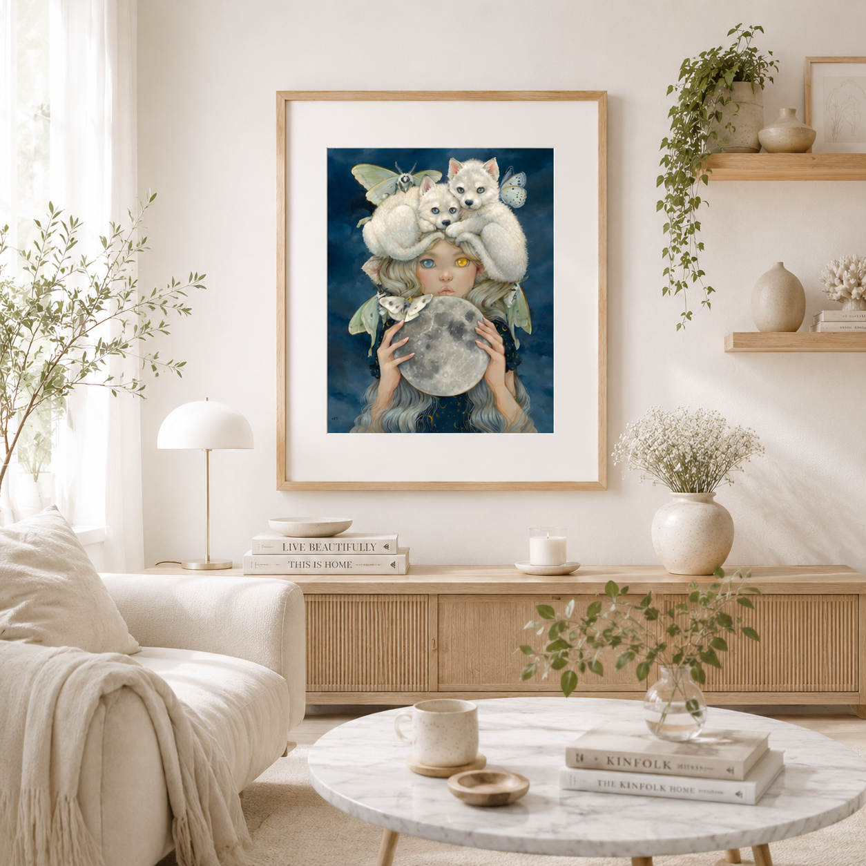 11 x 14 Dreambound Luna Pre-Cut Art Print
