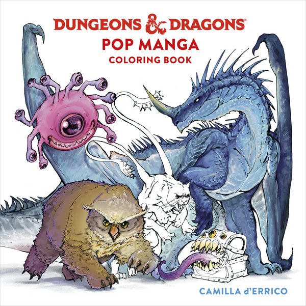 Dungeons & Dragons Pop Manga Coloring Book ✨PRE-ORDER ✨