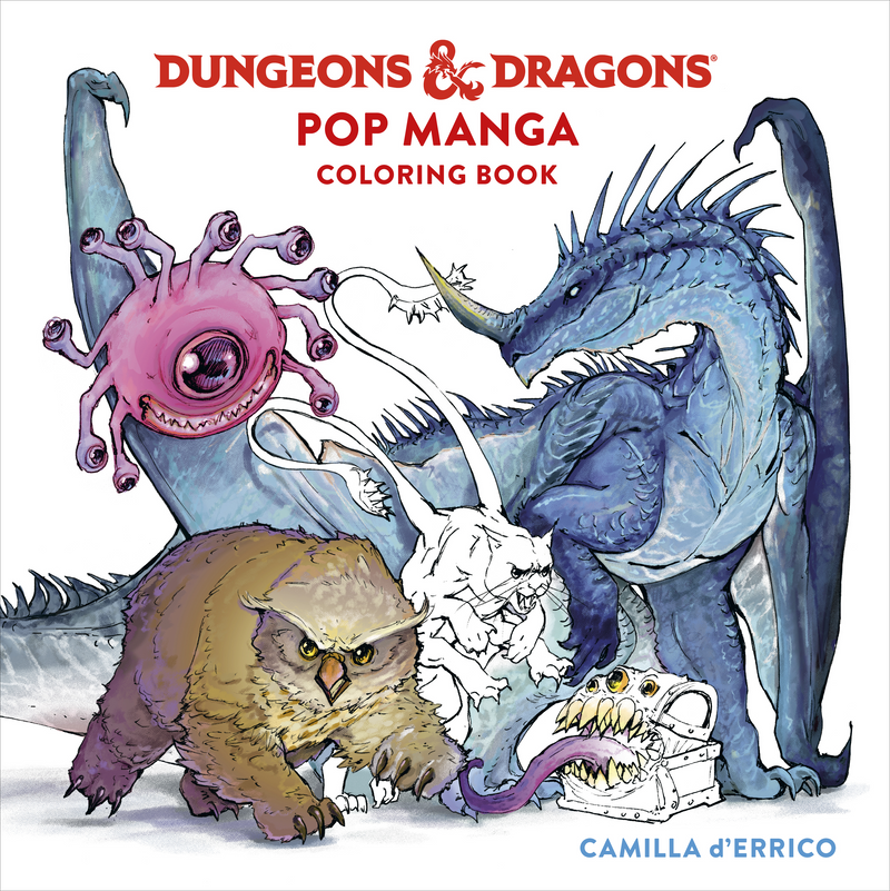 ✨ PRE-ORDER NOW: Dungeons & Dragons Pop Manga Coloring Book ✨