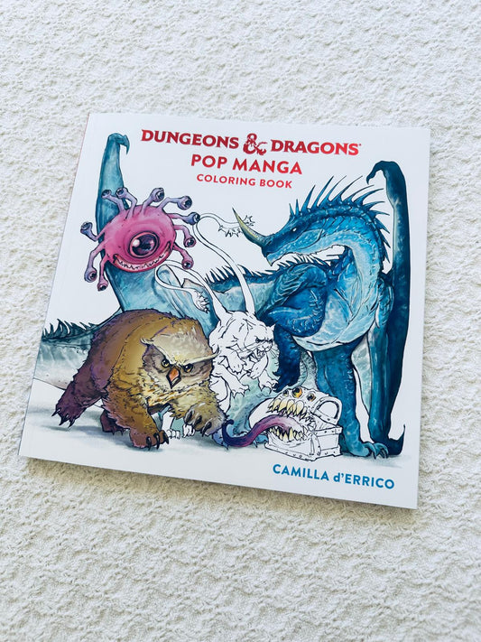 Dungeons & Dragons Pop Manga Coloring Book ✨PRE-ORDER ✨