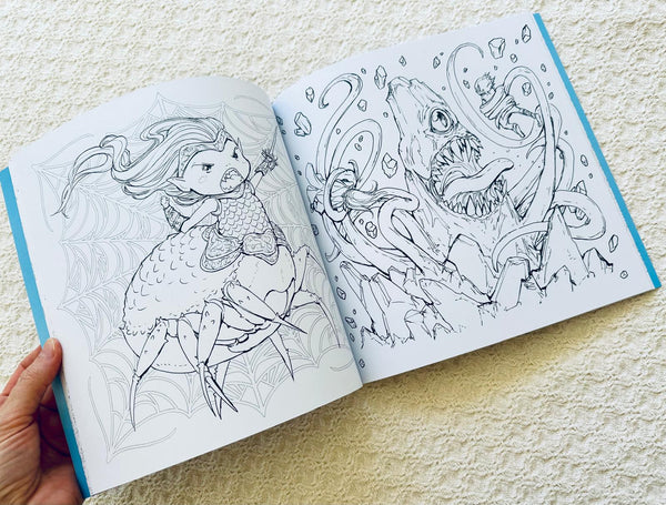 Dungeons & Dragons Pop Manga Coloring Book ✨PRE-ORDER ✨