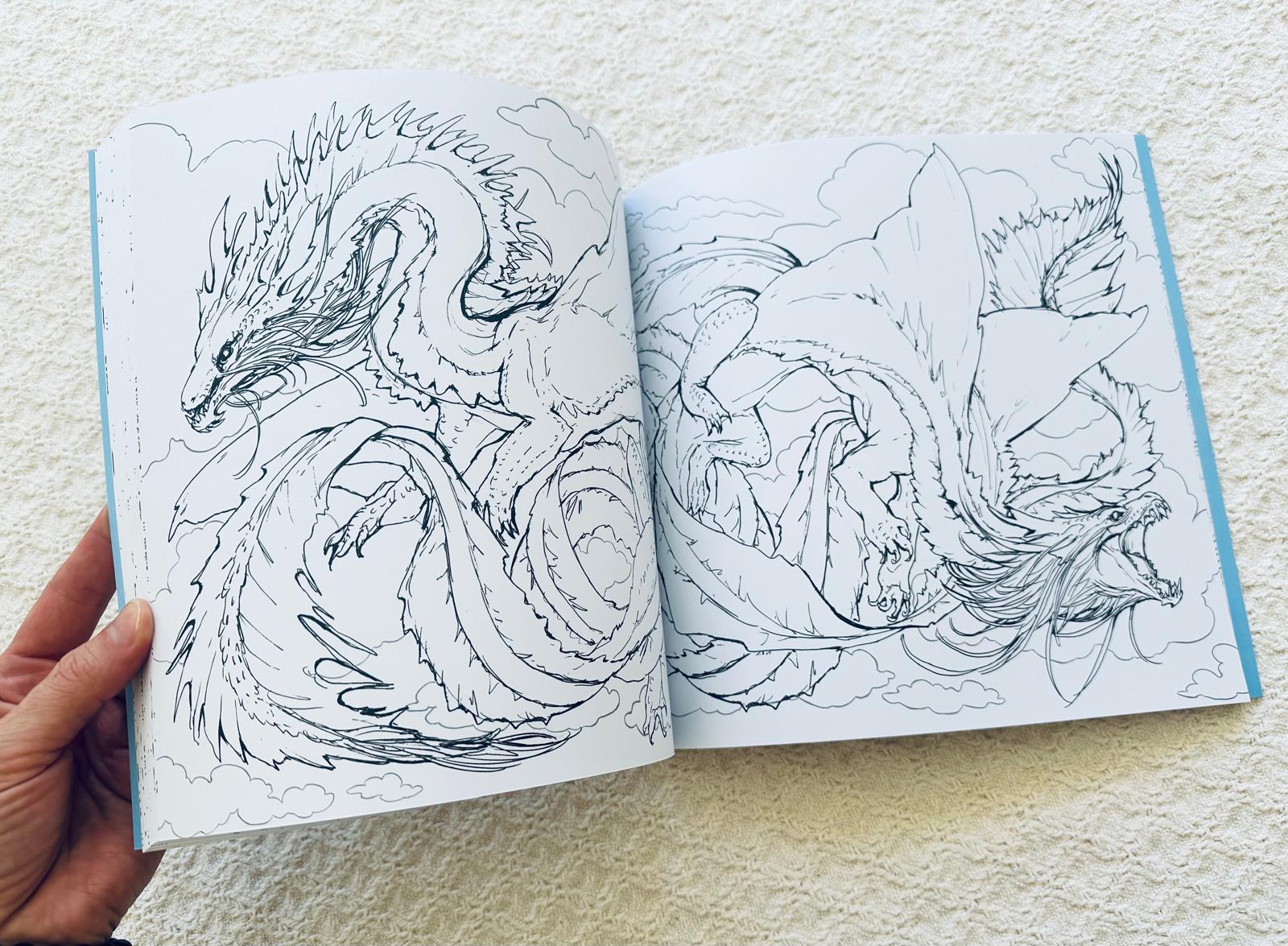 Dungeons & Dragons Pop Manga Coloring Book ✨PRE-ORDER ✨