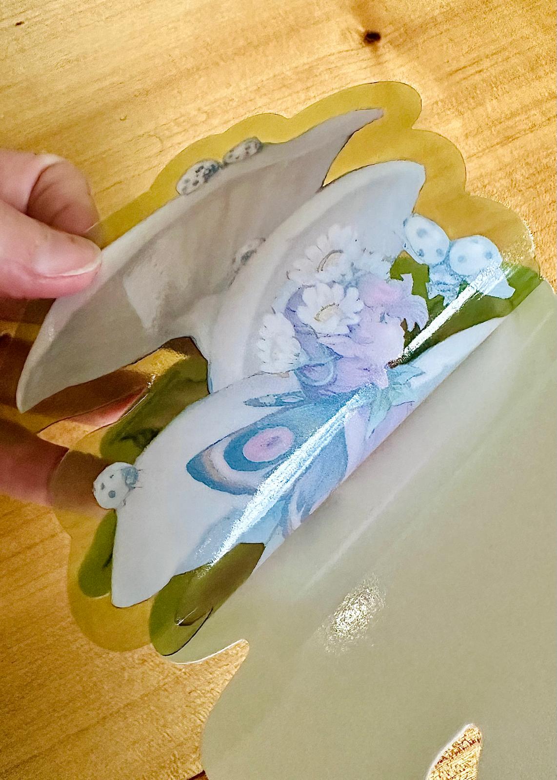 Whispering Glade Clear Vinyl Sticker