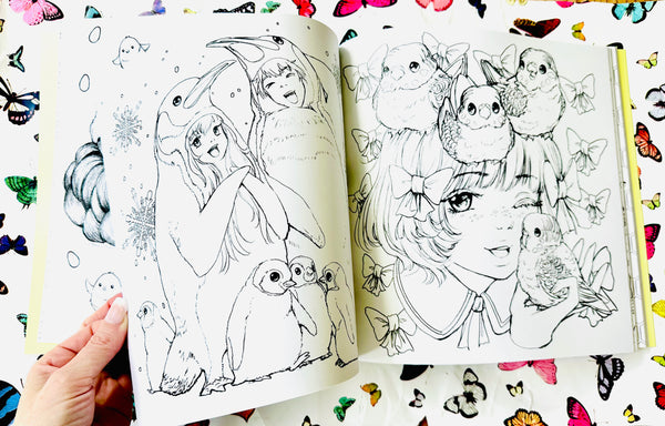 Pop Manga Flights of Fancy Coloring Book
