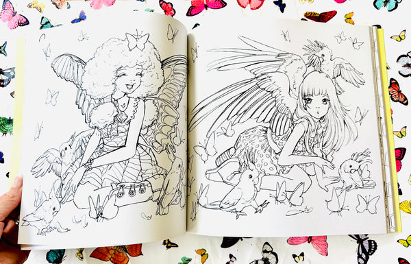 Pop Manga Flights of Fancy Coloring Book