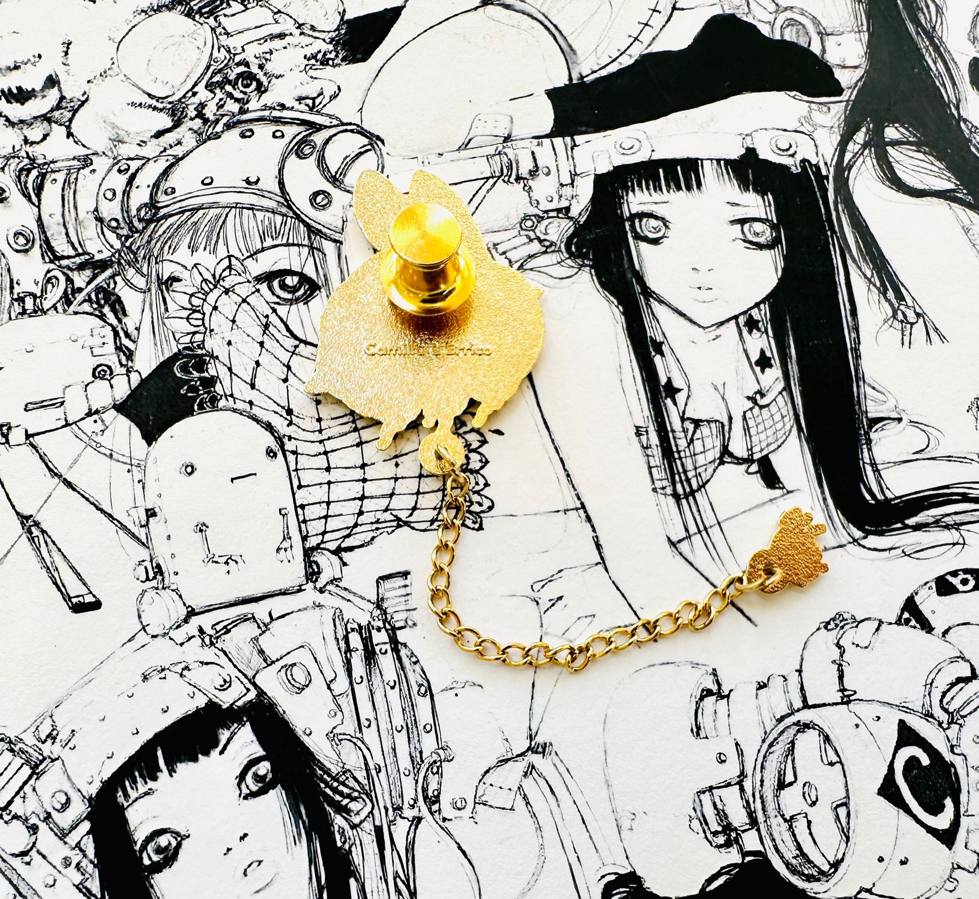 Halloween Spider Bee Enamel Pin