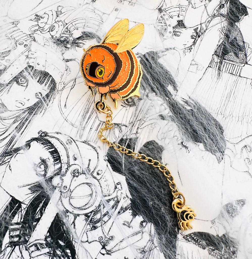 Halloween Spider Bee Enamel Pin