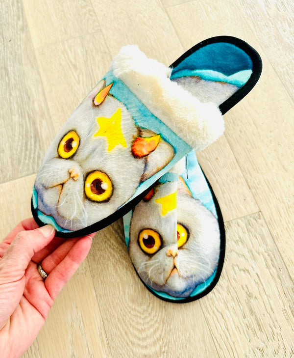 Pantuflas peludas Kibbles and Nips