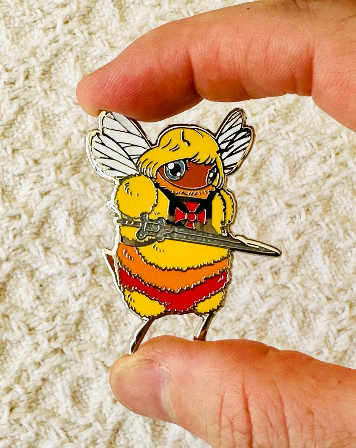He-Bee Hard Enamel Pin