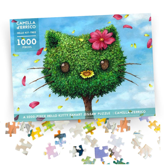 Hello - Hello Kitty puzzle, 1000 piece puzzle, Hello Kitty art