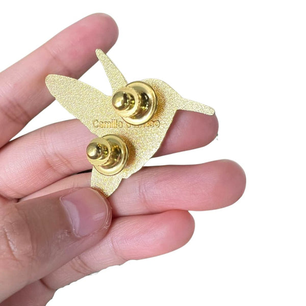 Charm Feeder Enamel Pin