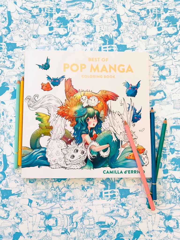 Best of Pop Manga Coloring Book –