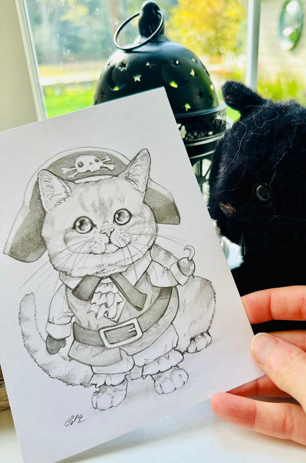 Halloween - Halloween cat, pirate cat, Halloween costume