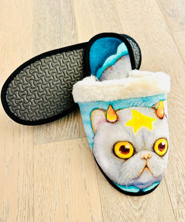 Pantuflas peludas Kibbles and Nips