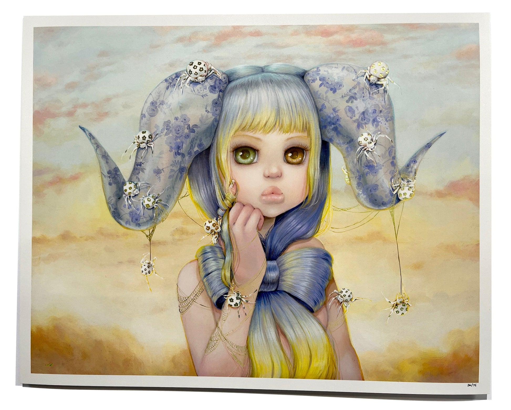 The - holographic print, spider art, limited edition print