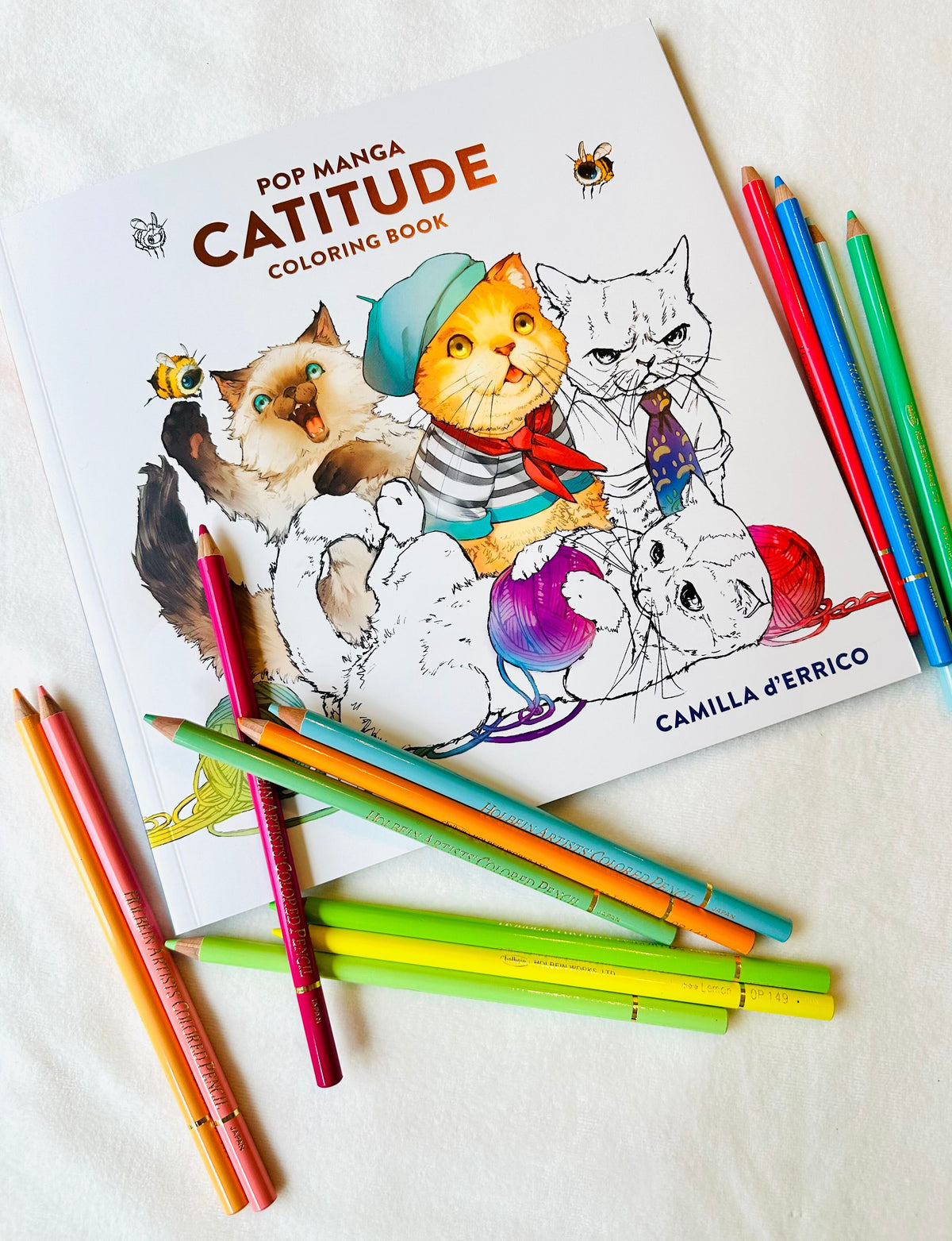 Pop Manga Catitude Coloring Book