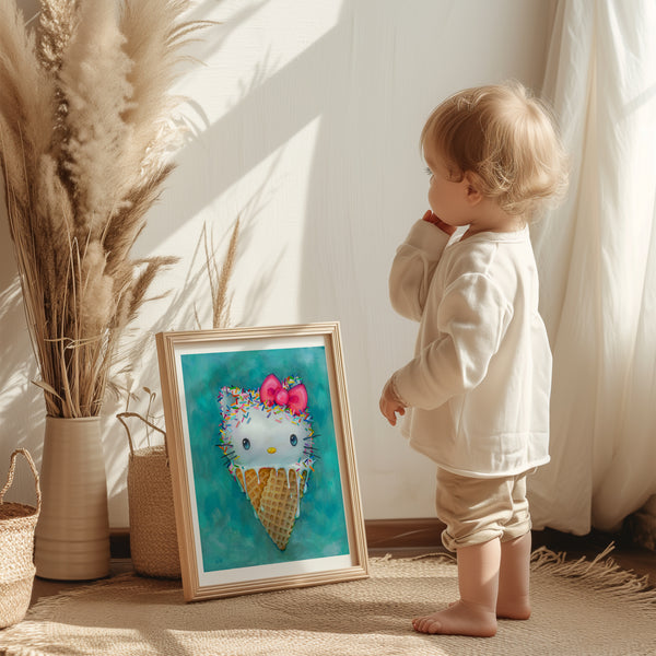 11 x 14 Kitty A La Mode