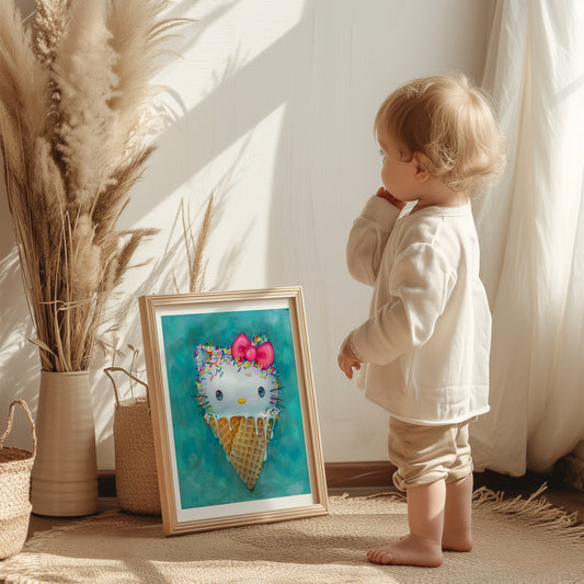 11 x 14 Kitty A La Mode