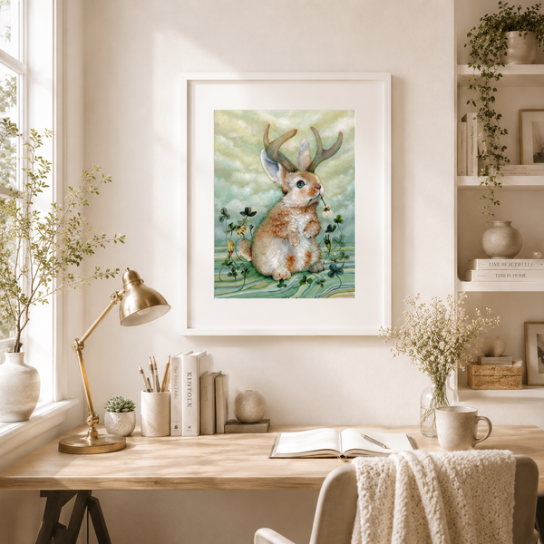 11 x 14 The Luck Eater Pre-Cut Art Print