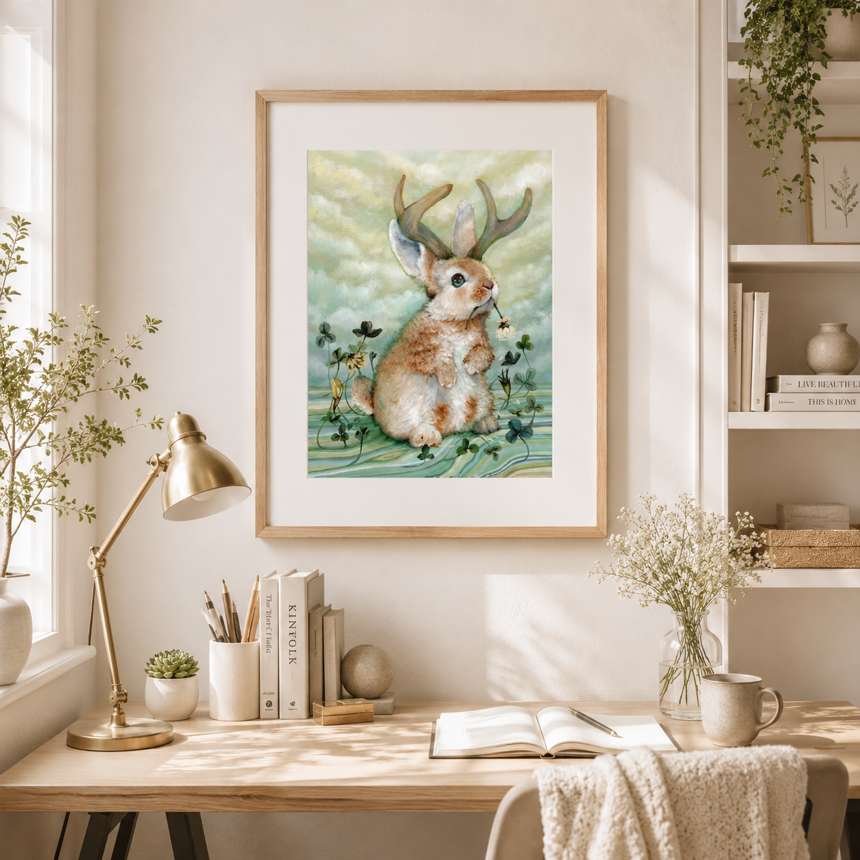 11 x 14 The Luck Eater Pre-Cut Art Print