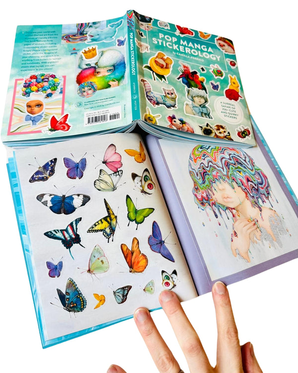 Pop - Pop Manga Stickerology, stickers, pop surrealist stickers