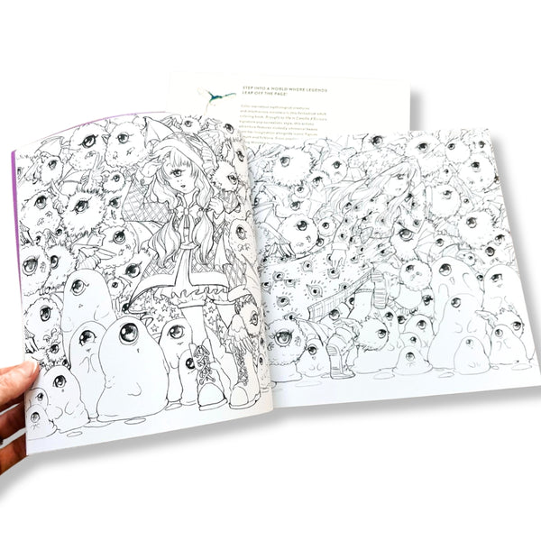 Reserva el libro para colorear Pop Manga Catitude