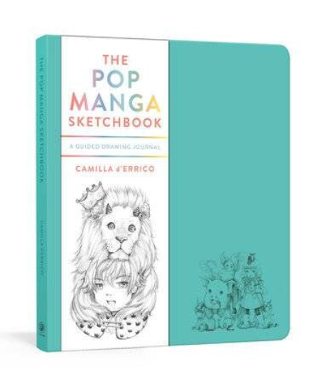 The - Pop Manga Sketchbook, Drawing Prompts, Guided Drawing Journal