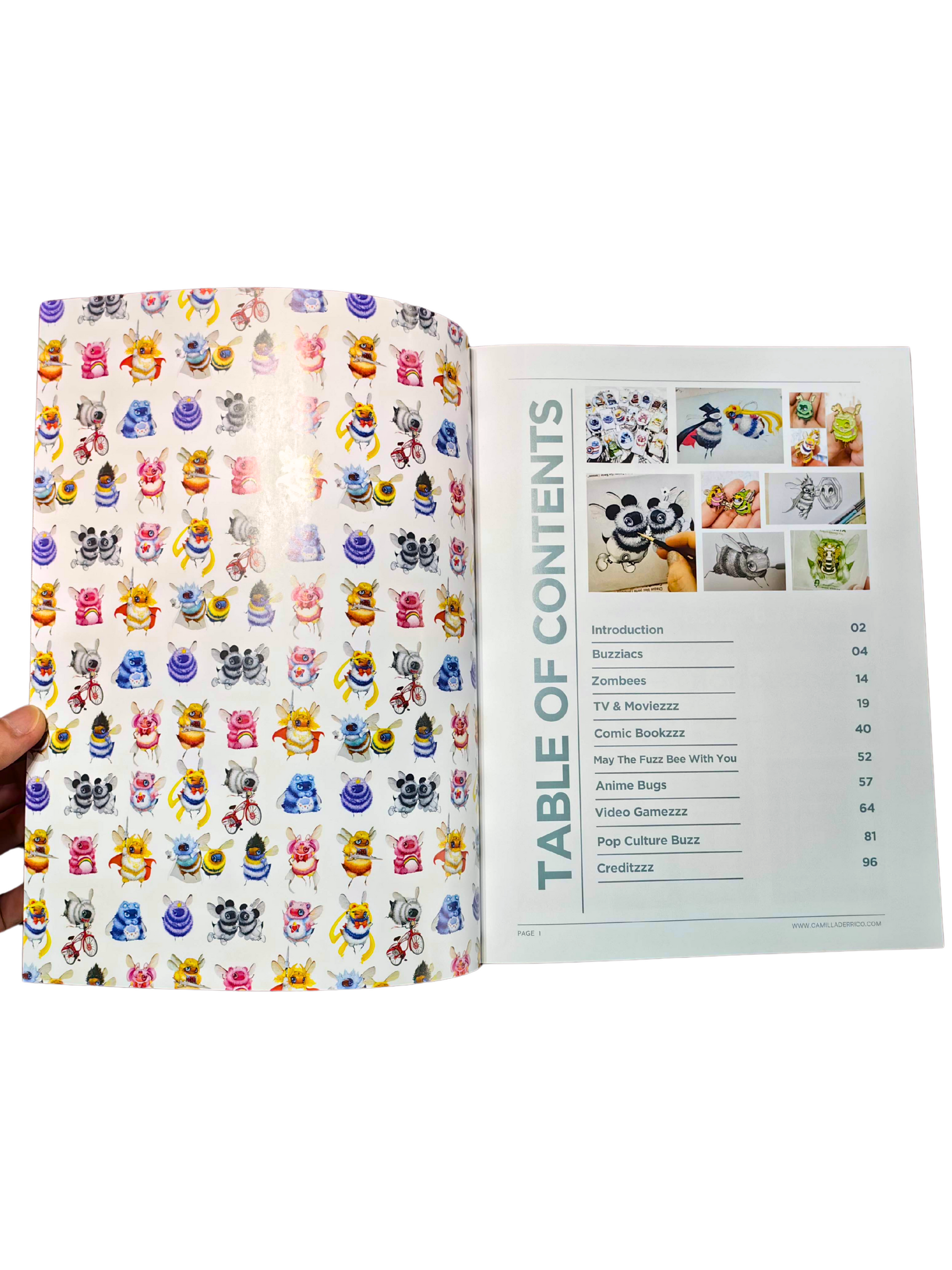 The Paro-Bee Book of Fuzzbutts — Illustrated Art Book