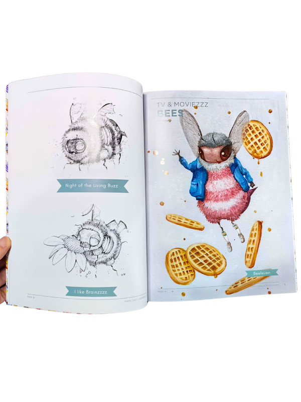 The Paro-Bee Book of Fuzzbutts — Illustrated Art Book