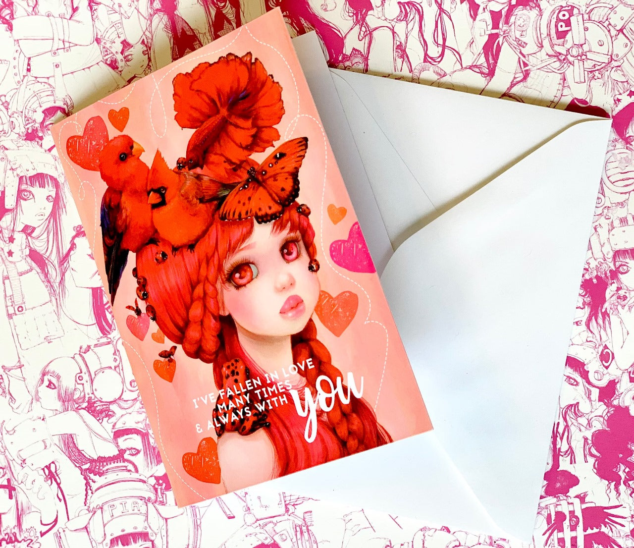 Valentine's Day Greeting Cards - Set of 4