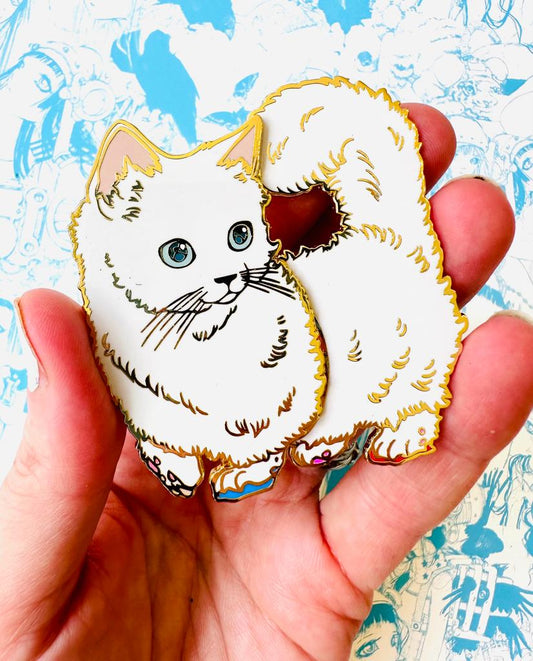 Self-Pawtrait Enamel Sliding Pin