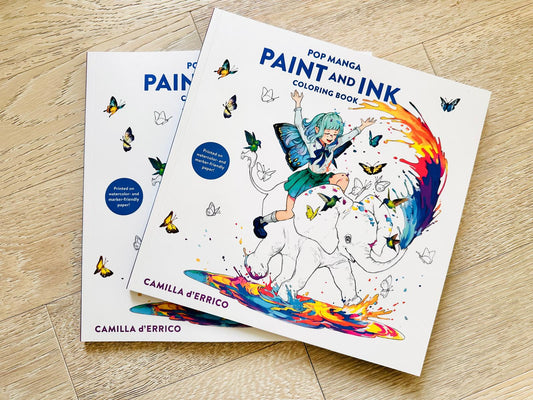 Reserva el libro para colorear Pop Manga Catitude