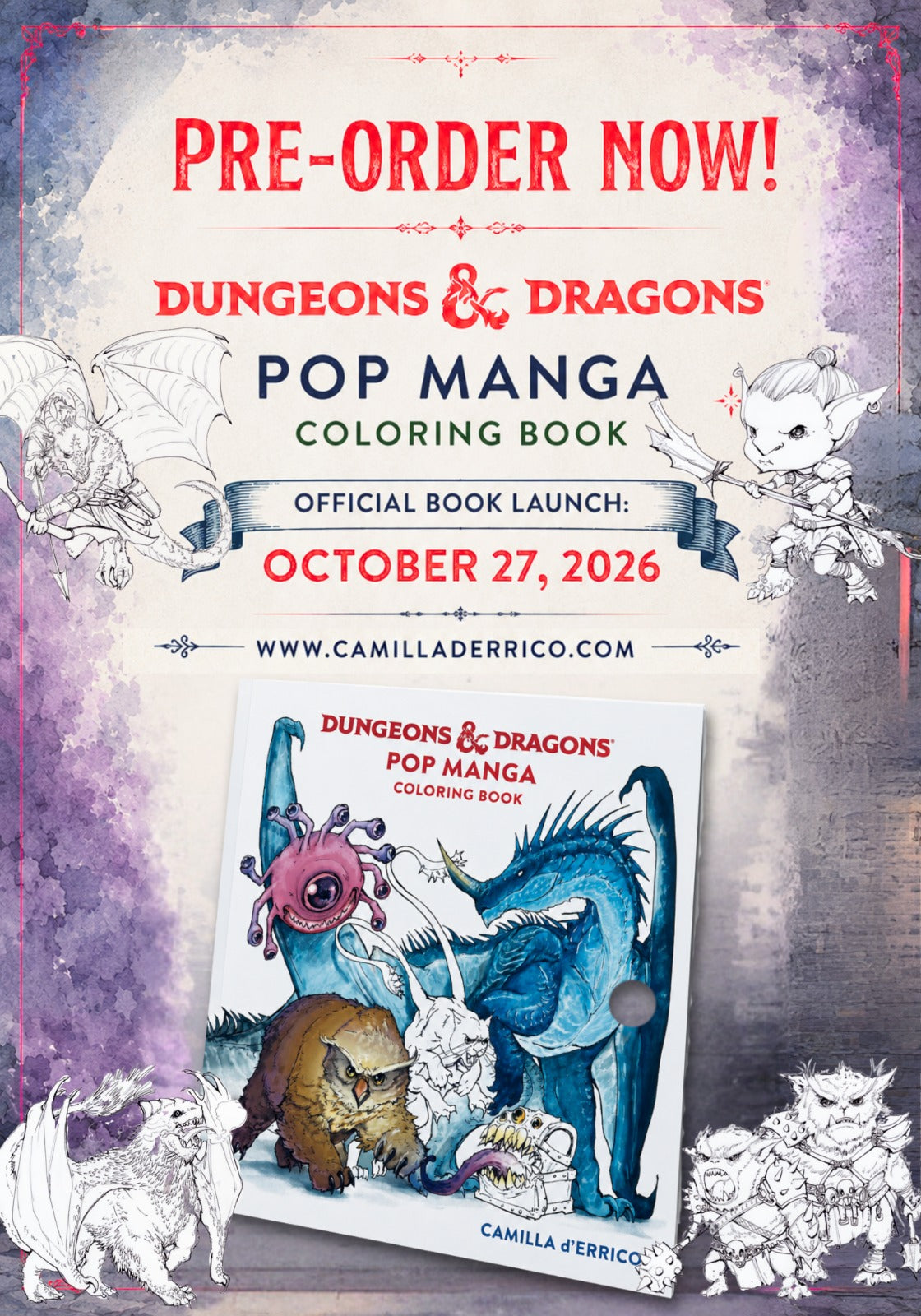 Spooktacular goodies await! Trick or treat yourself — prints, pins, books and more spooky treats from Camilla d'Errico