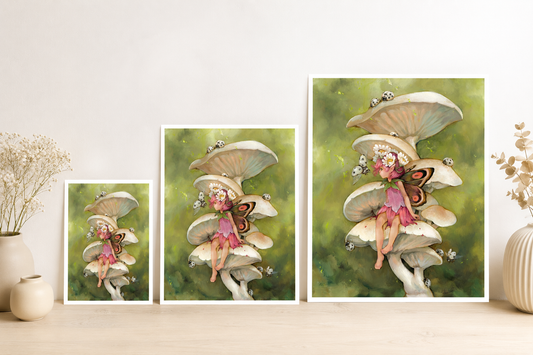 Whispering Glade - Customizable Fairy Art Print